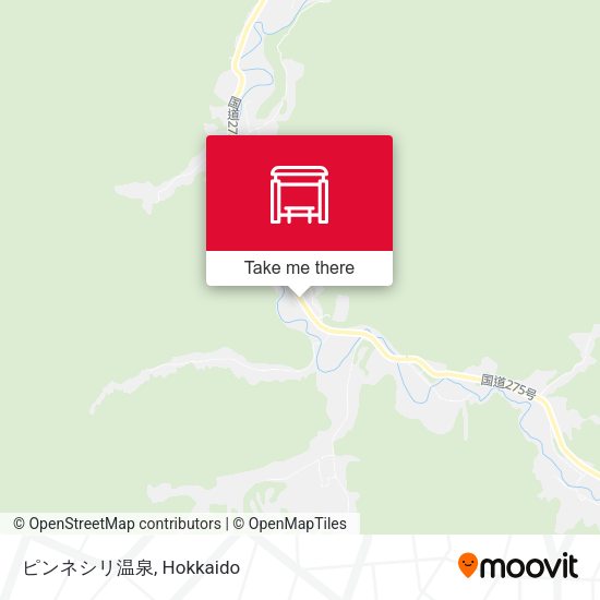 ピンネシリ温泉 map
