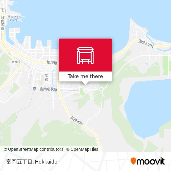 富岡五丁目 map