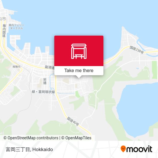 富岡三丁目 map