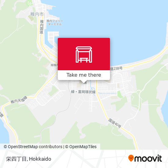 栄四丁目 map