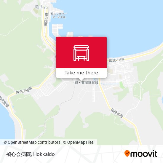 禎心会病院 map