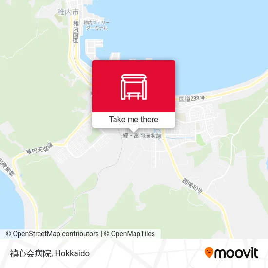 禎心会病院 map