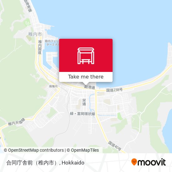 合同庁舎前（稚内市） map