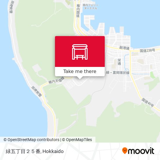 緑五丁目２５番 map