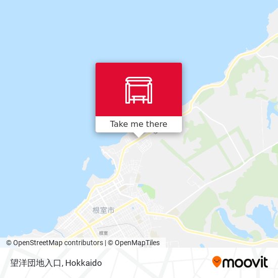 望洋団地入口 map