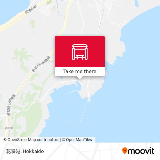 花咲港 map