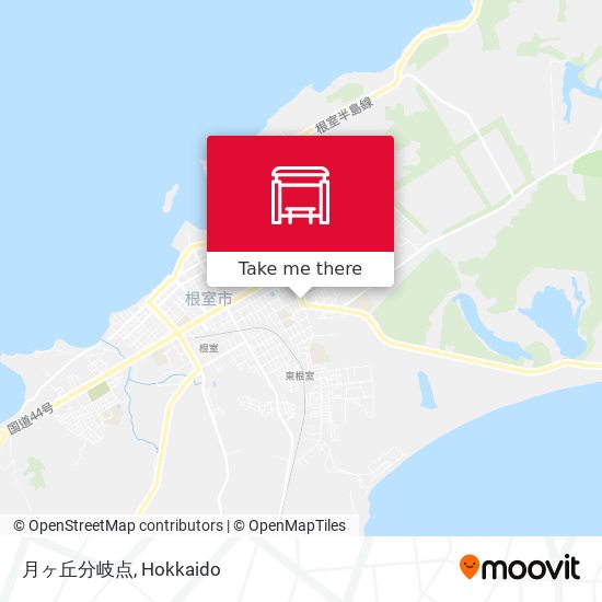 月ヶ丘分岐点 map