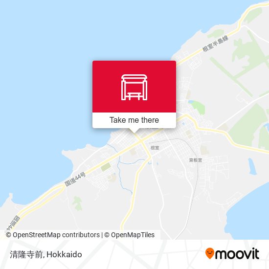 清隆寺前 map