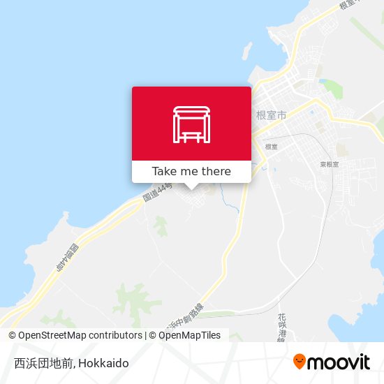 西浜団地前 map