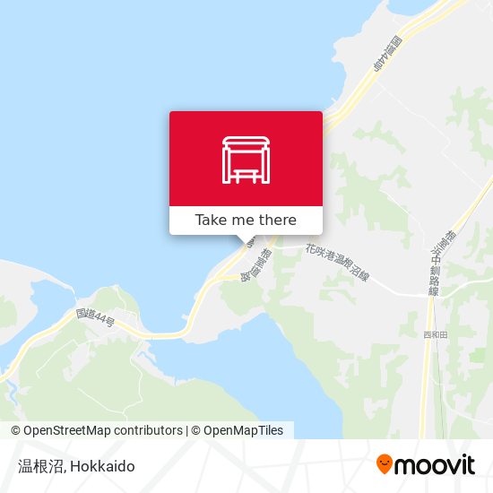 温根沼 map