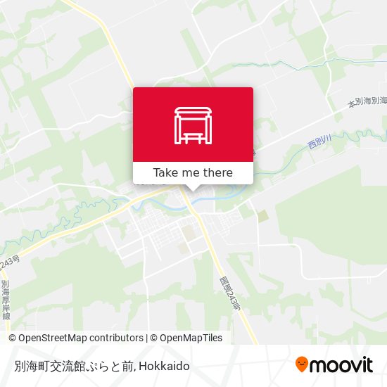 別海町交流館ぷらと前 map