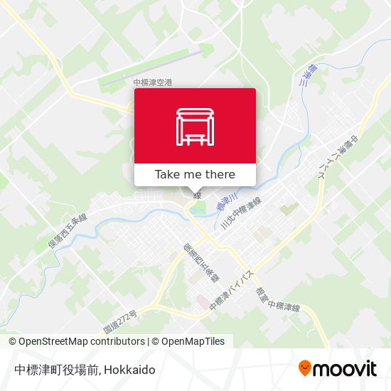 中標津町役場前 map