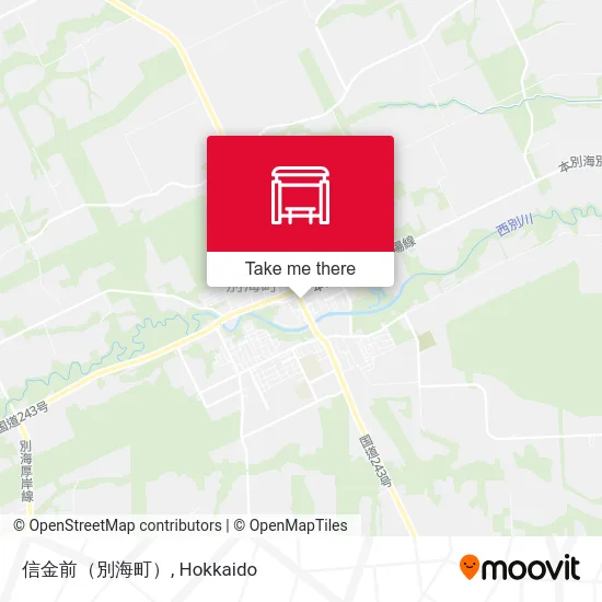 信金前（別海町） map