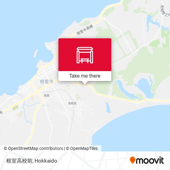 根室高校前 map