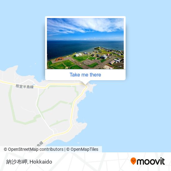 納沙布岬 map