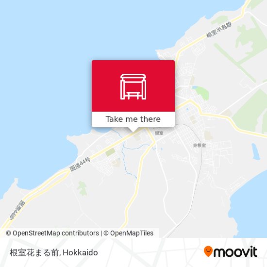 根室花まる前 map