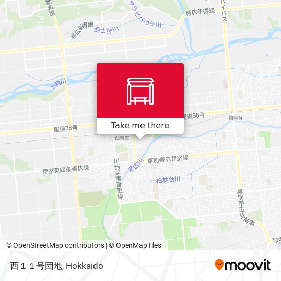 西１１号団地 map