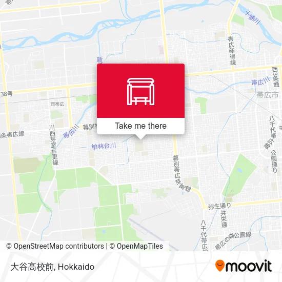 大谷高校前 map