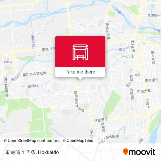 新緑通１７条 map