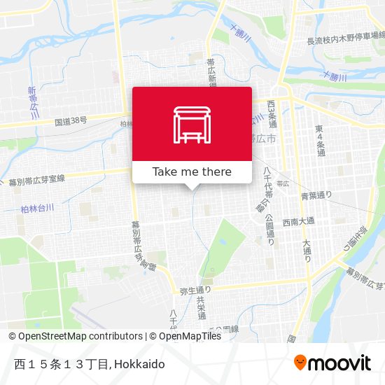 西１５条１３丁目 map