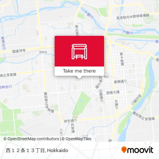 西１２条１３丁目 map