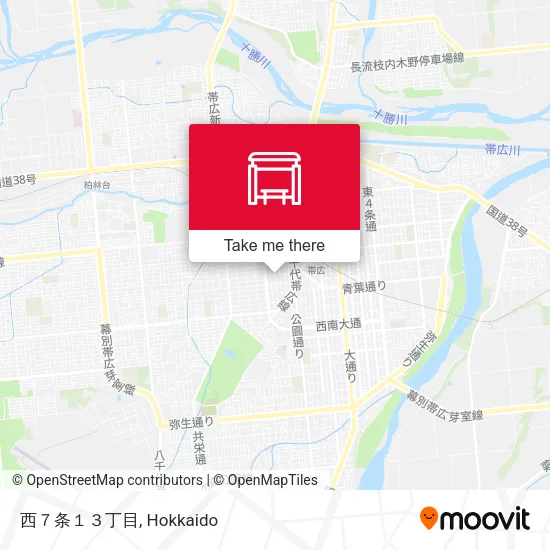 西７条１３丁目 map