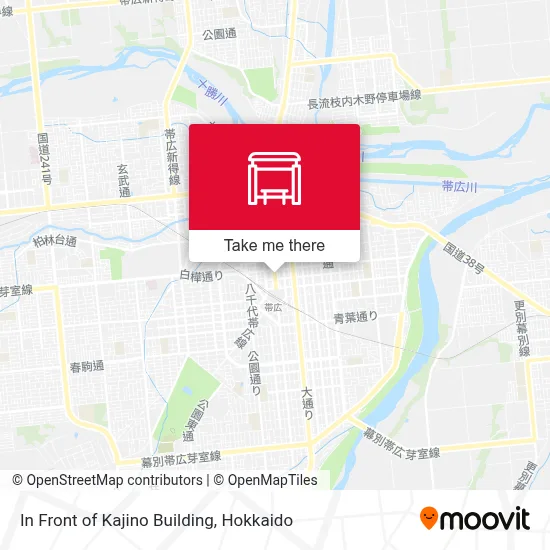 In Front of Kajino Building map