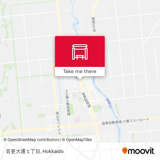 音更大通１丁目 map