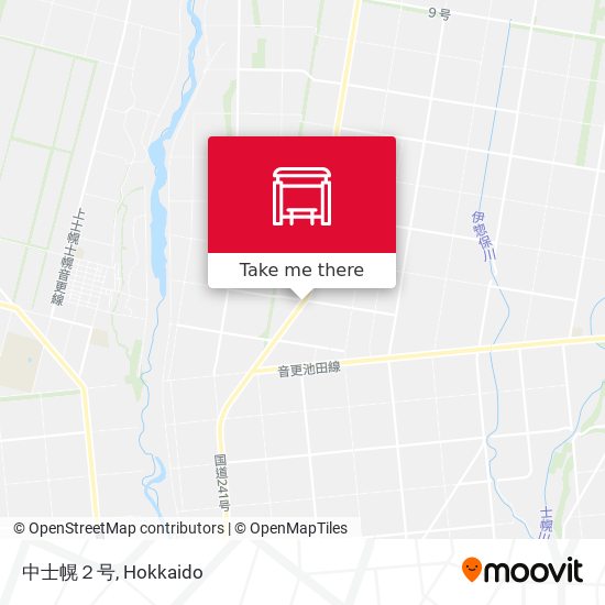 中士幌２号 map