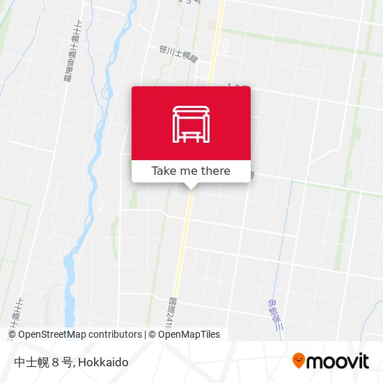 中士幌８号 map