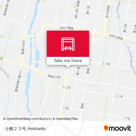 士幌２３号 map