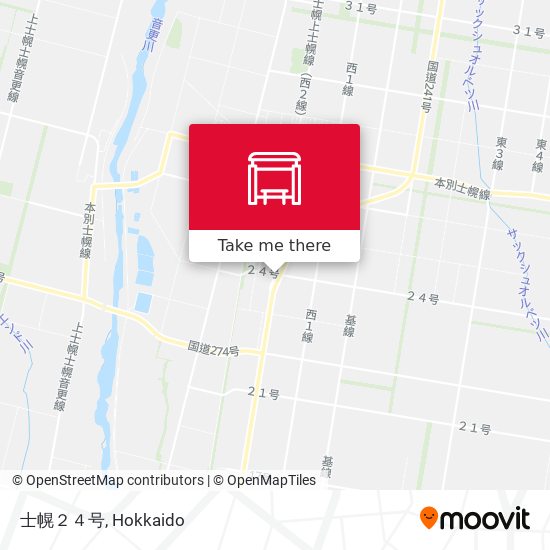 士幌２４号 map