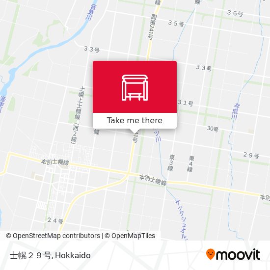 士幌２９号 map