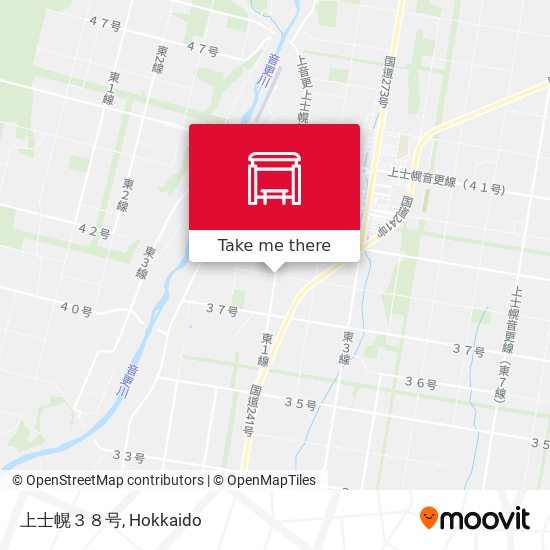 上士幌３８号 map