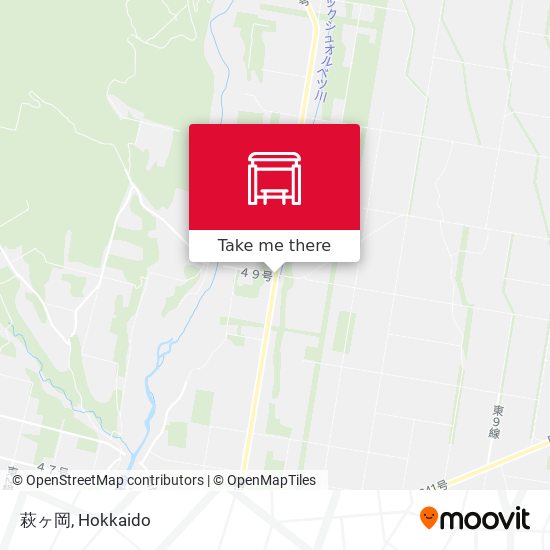 萩ヶ岡 map