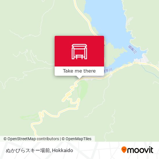 ぬかびらスキー場前 map