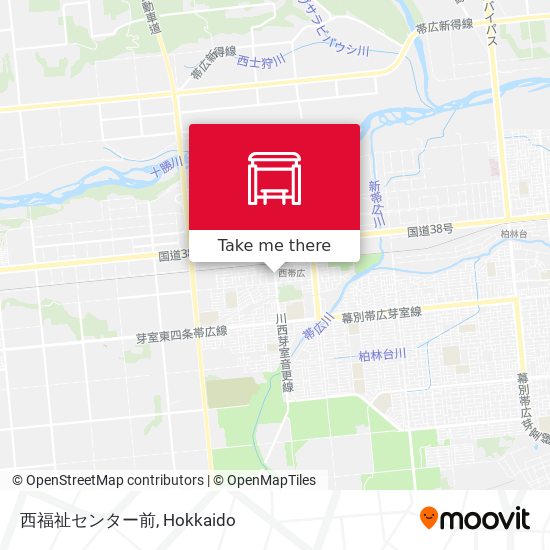 西福祉センター前 map