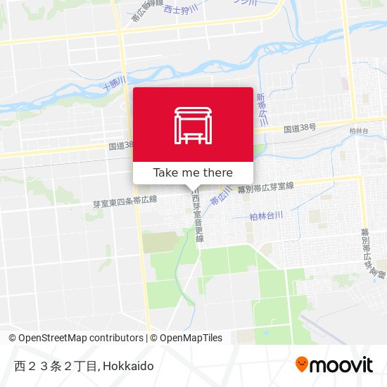 西２３条２丁目 map