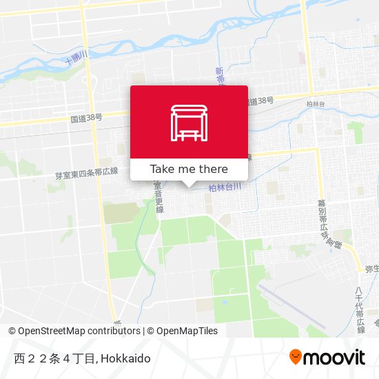 西２２条４丁目 map