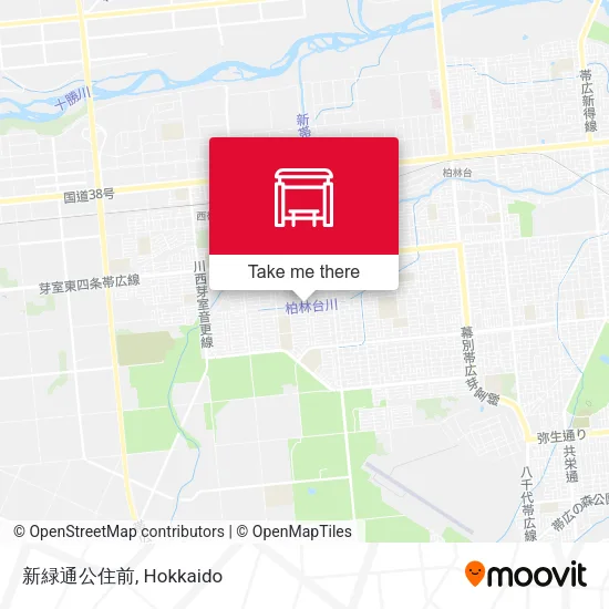 新緑通公住前 map