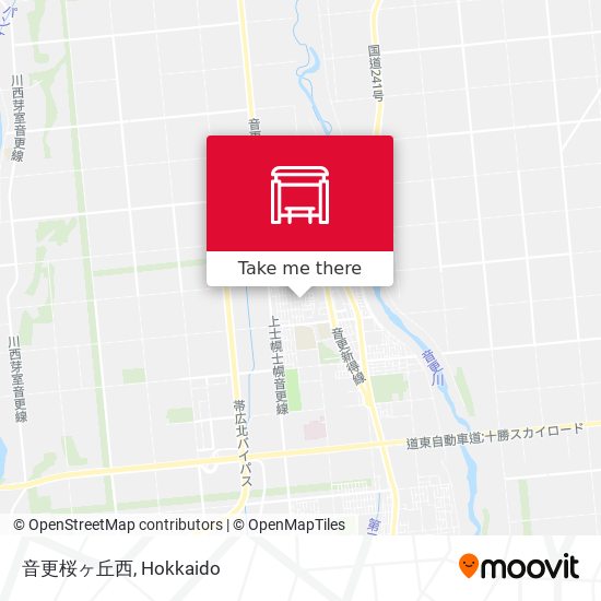 音更桜ヶ丘西 map
