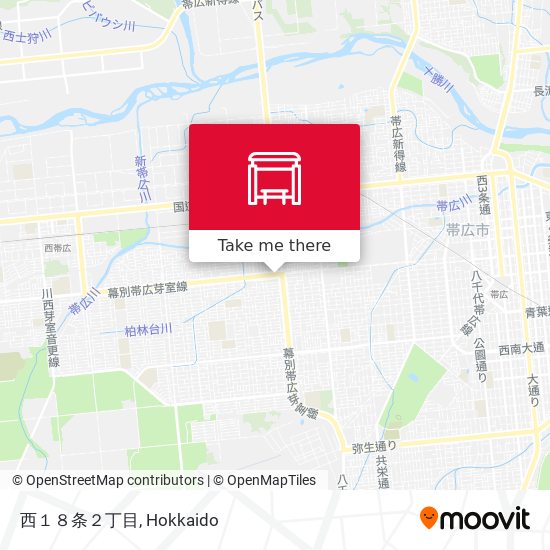 西１８条２丁目 map