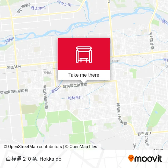 白樺通２０条 map