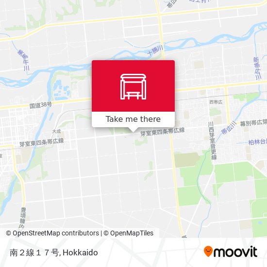 南２線１７号 map