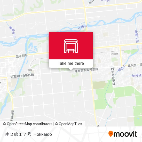 南２線１７号 map