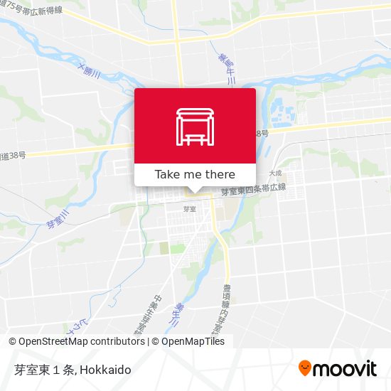 芽室東１条 map