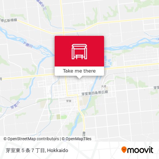 芽室東５条７丁目 map