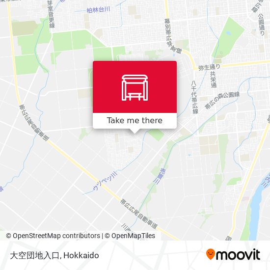 大空団地入口 map