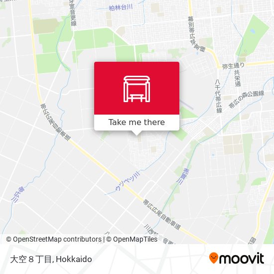 大空８丁目 map