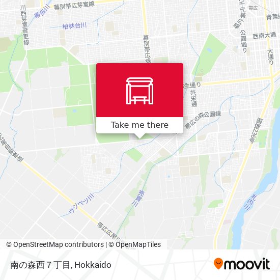 南の森西７丁目 map